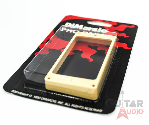 DiMarzio Humbucker Bridge Pickup Flat Bottom, Slanted Mounting Ring - CREAM