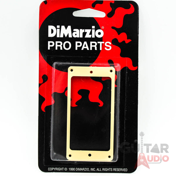 DiMarzio Humbucker NECK Pickup Slanted, Flat Bottom Mounting Ring - CREAM