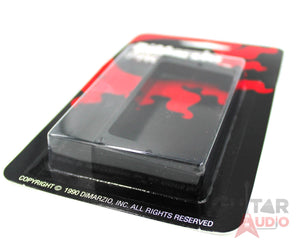 DiMarzio Humbucker Bridge Pickup Slanted, Flat Bottom Mounting Ring - BLACK