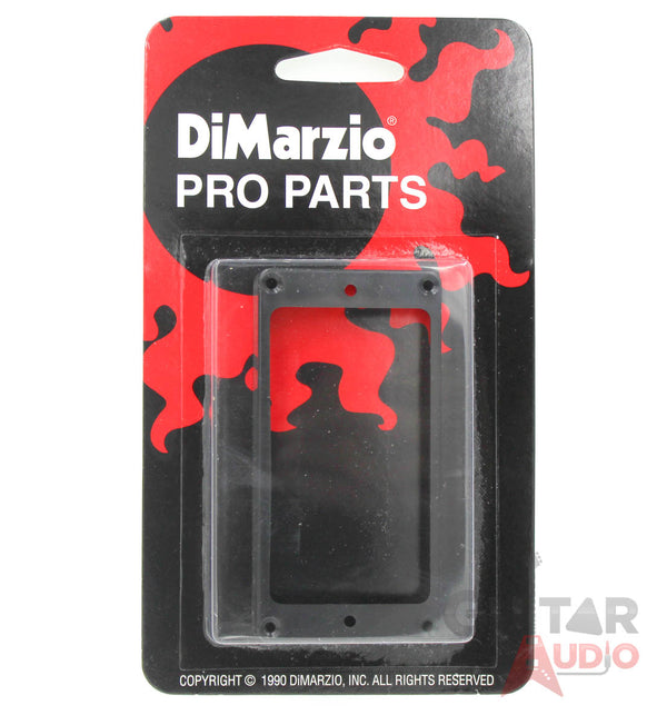 DiMarzio Humbucker Bridge Pickup Slanted, Flat Bottom Mounting Ring - BLACK