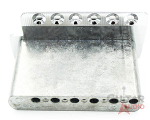 Genuine Fender Big Block High/Hi-Mass Mexican Strat Chrome Tremolo Bridge w/Logo