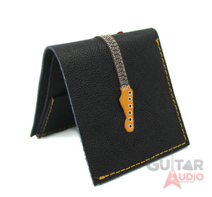 AXE HEAVEN Genuine Leather Red ST Electric Guitar Player Wallet Gift, GW-008