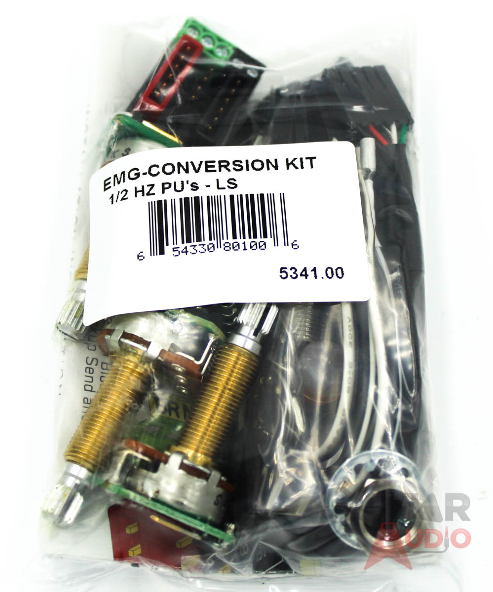 EMG 1 or 2 Pickups HZ Passive Long Shaft Conversion Wiring Kit, 1/2 HZ PU's(5341.00)
