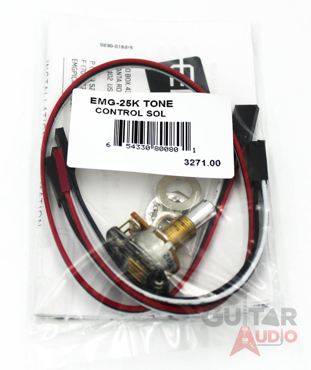 EMG 25k Solderless B124 Tone Control Pot Solid Shaft (3271.00)
