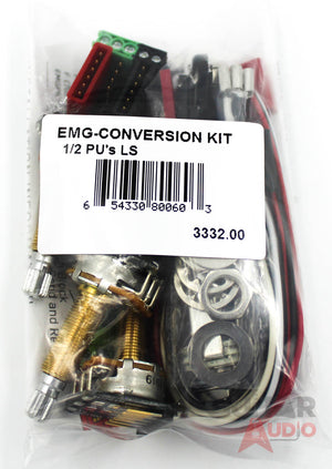 EMG 1 or 2 Pickups LONG SHAFT Conversion Wiring Kit, (3332.00)