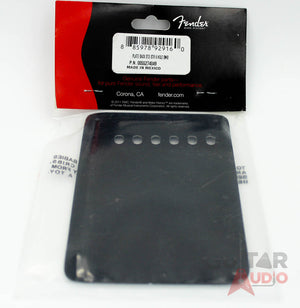 Genuine Fender 6-Hole Vintage Style Strat/Stratocaster Backplate 3-ply, BLACK