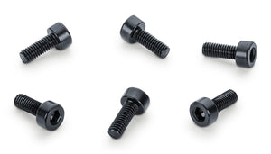 Schaller Germany LockMeister/Floyd Rose Saddle Mounting Screws, M3x8, Black