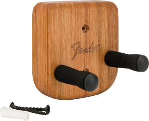 Genuine Fender Level-Up Stratocaster Guitar Wall Hanger/Holder, Mahogany
