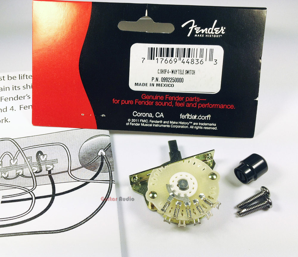 Genuine Fender Custom Shop 4-Way Tele/Telecaster Guitar Mod Pickup Switch