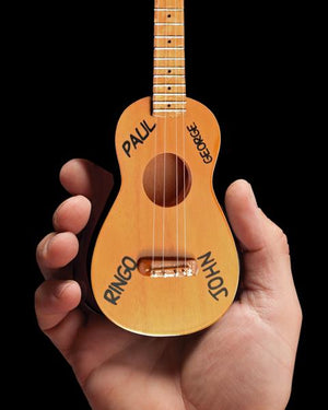 AXE HEAVEN Fab Four Classic MINIATURE Soprano Ukulele/Uke Display Gift