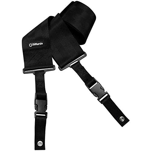 DiMarzio 3" Clip Lock Nylon Quick Release Guitar Strap - BLACK, DD2800BK