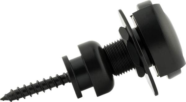 Genuine Jackson J LOGO BLACK Guitar Strat/Tele Straplocks Strap Locks Set