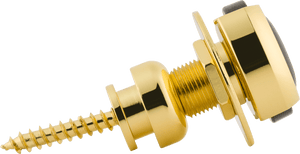 Genuine Jackson J LOGO GOLD Guitar Strat/Tele Straplocks Strap Locks Set