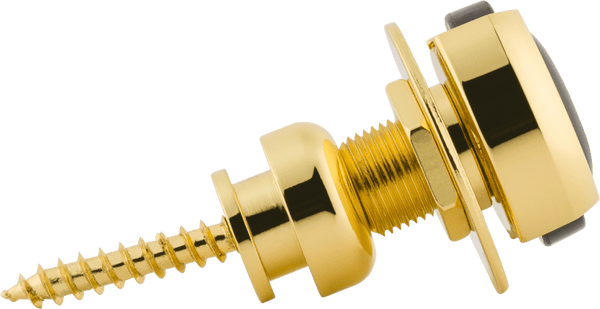 Genuine Jackson J LOGO GOLD Guitar Strat/Tele Straplocks Strap Locks Set