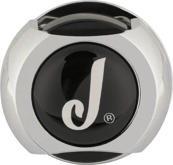 Genuine Jackson J LOGO CHROME Guitar Strat/Tele Straplocks Strap Locks Set