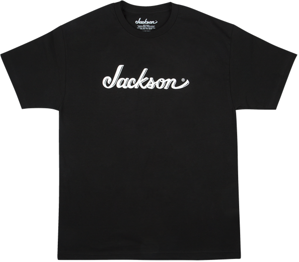 Jackson Guitars Logo Men's Tee T-Shirt, Black, EXTRA LARGE (XL)