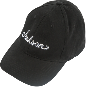 Jackson Guitars Logo Flexfit Fitted Hat, Black, S/M SMALL MEDIUM