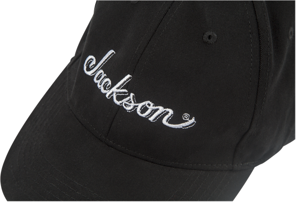 Jackson Guitars Logo Flexfit Fitted Hat, Black, L/XL LARGE EXTRA LARGE