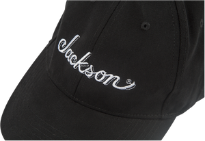 Jackson Guitars Logo Flexfit Fitted Hat, Black, S/M SMALL MEDIUM