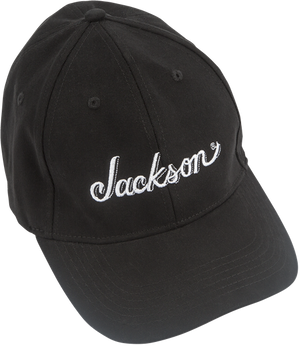 Jackson Guitars Logo Flexfit Fitted Hat, Black, L/XL LARGE EXTRA LARGE