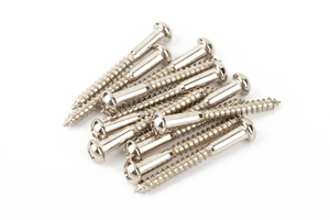 Genuine Fender (12) Nickel Bridge Mounting Screws for Vintage Strat/Stratocaster