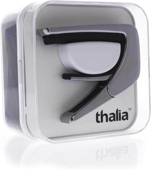 Thalia Shell Collection Guitar Capo - Green Angel Wing, Chrome