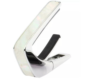 Thalia Shell Collection Guitar Capo - White Mother of Pearl, Chrome