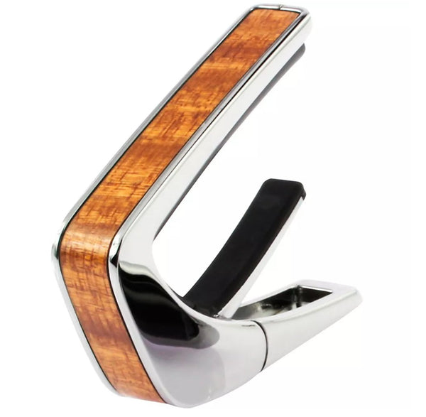 Thalia Wood Collection Guitar Capo - Sapele, Chrome