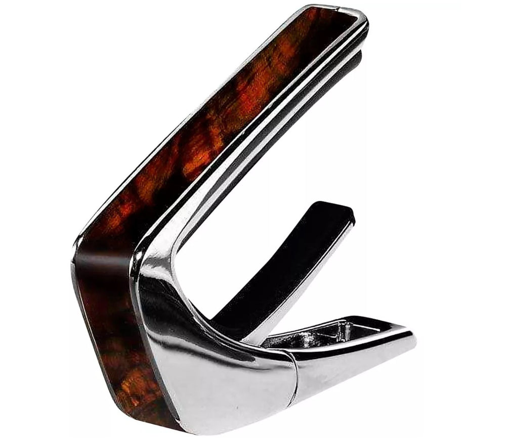 Thalia Shell Collection Guitar Capo - Tennessee Whiskey Wing, Chrome