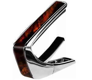 Thalia Shell Collection Guitar Capo - Tennessee Whiskey Wing, Chrome