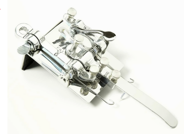 Hipshot B-Bender String Bending with Drop D and G Palm Lever, Chrome 10300C