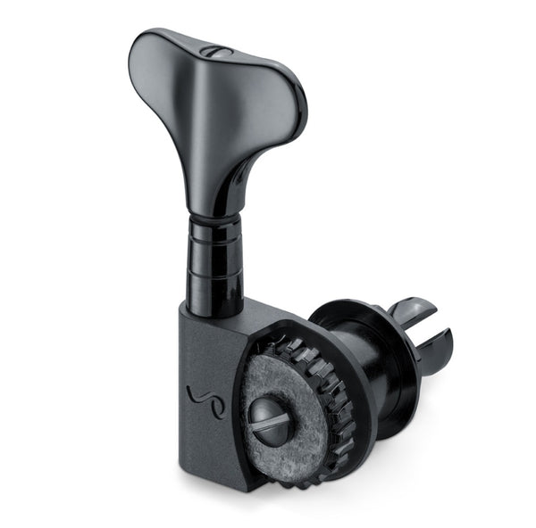 Schaller Germany 2x2 BM Light M4, Lightweight Split-Post Bass Tuners Set, BLACK