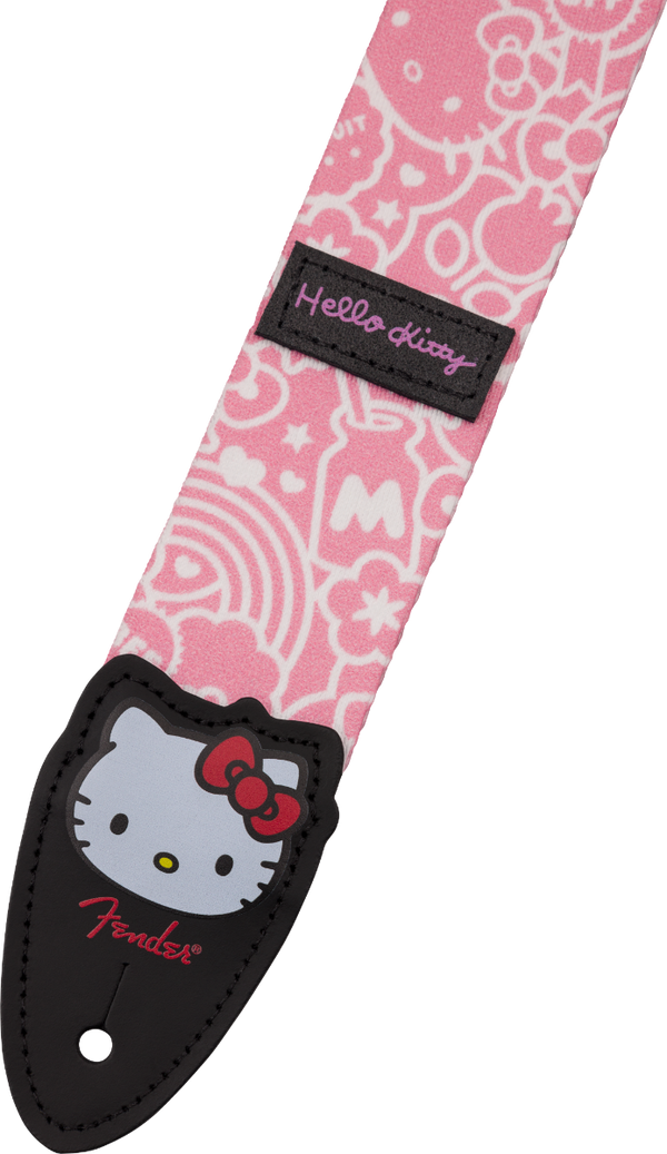 Fender X Hello Kitty Official Poly Guitar Strap, Pink