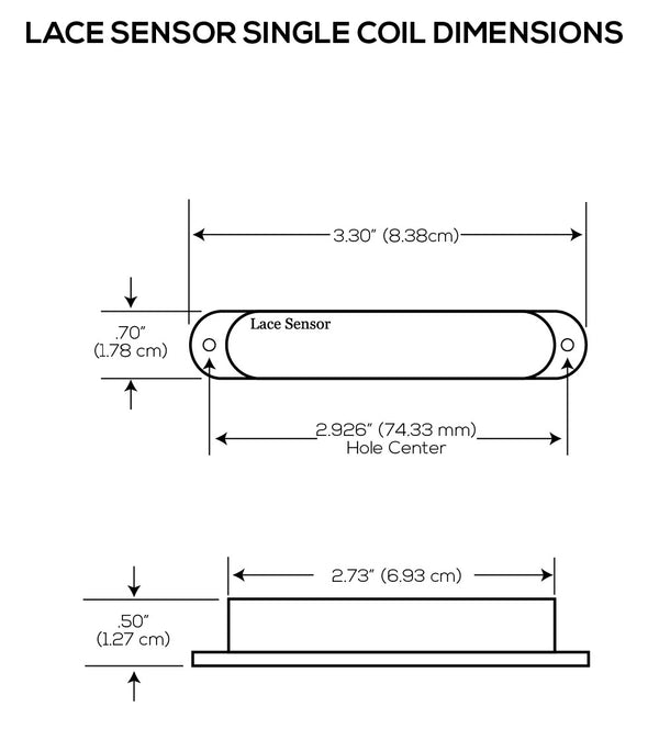 Lace Sensor Triple Gold Pickup Set, White, 21073-01