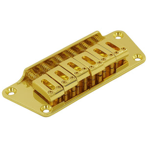 Advanced Plating Nighthawk Trapezoid Hardtail Bridge for Gibson, GOLD