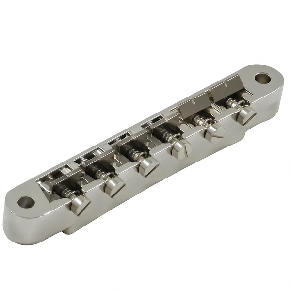 Advanced Plating ABR-1 Bridge w/ Notched Titanium Saddles for Gibson, NICKEL