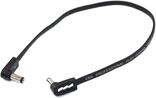 EBS DC1-28 90/90 Flat Power Cable, Angle-Angle, 28 Centimeters