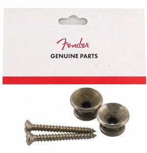Genuine Fender Road Worn/Relic Aged Strat/Tele Strap Buttons Set/Pair