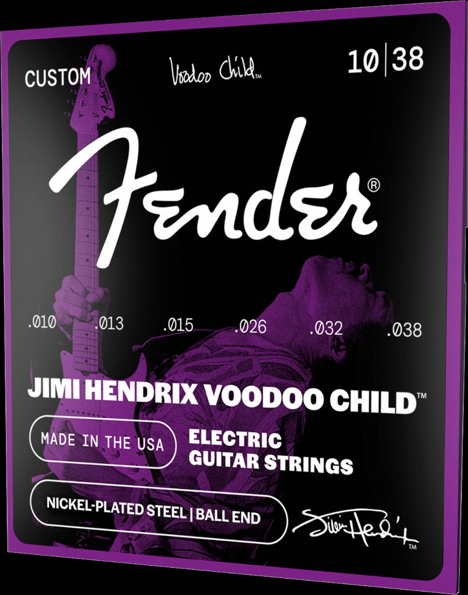 Fender Jimi Hendrix Voodoo Child BALL-END NPS Electric Guitar Strings, 10-38