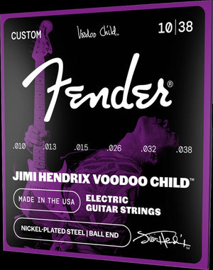 Fender Jimi Hendrix Voodoo Child BALL-END NPS Electric Guitar Strings, 10-38