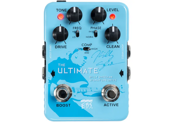 EBS Billy Sheehan Ultimate Drive Bass Effect Pedal