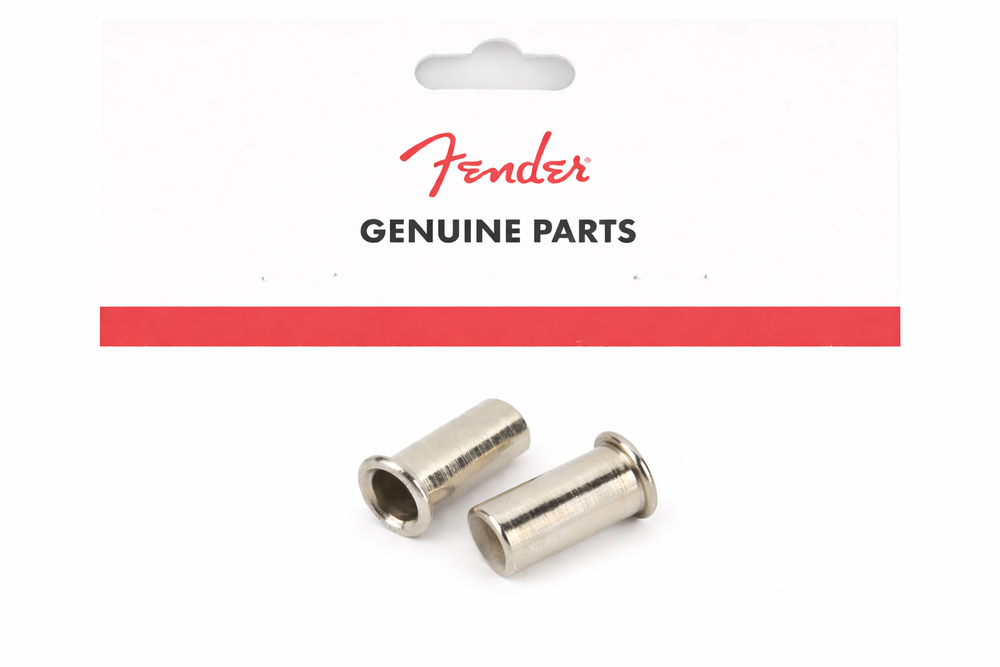 Genuine Fender USA Jaguar/Jazzmaster Bridge Post Body Thimbles - Nickel - 2 Pack