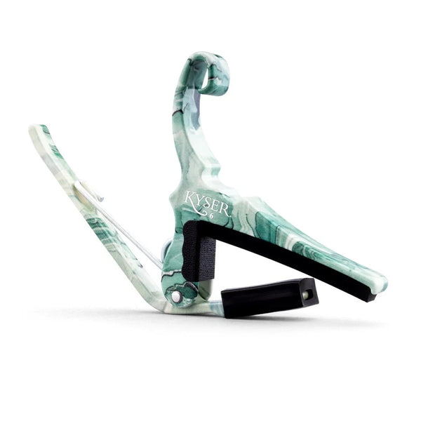Kyser X Gopherwood Celadon Capo for 6-String Acoustic Guitar, USA Made, KG6GWCA