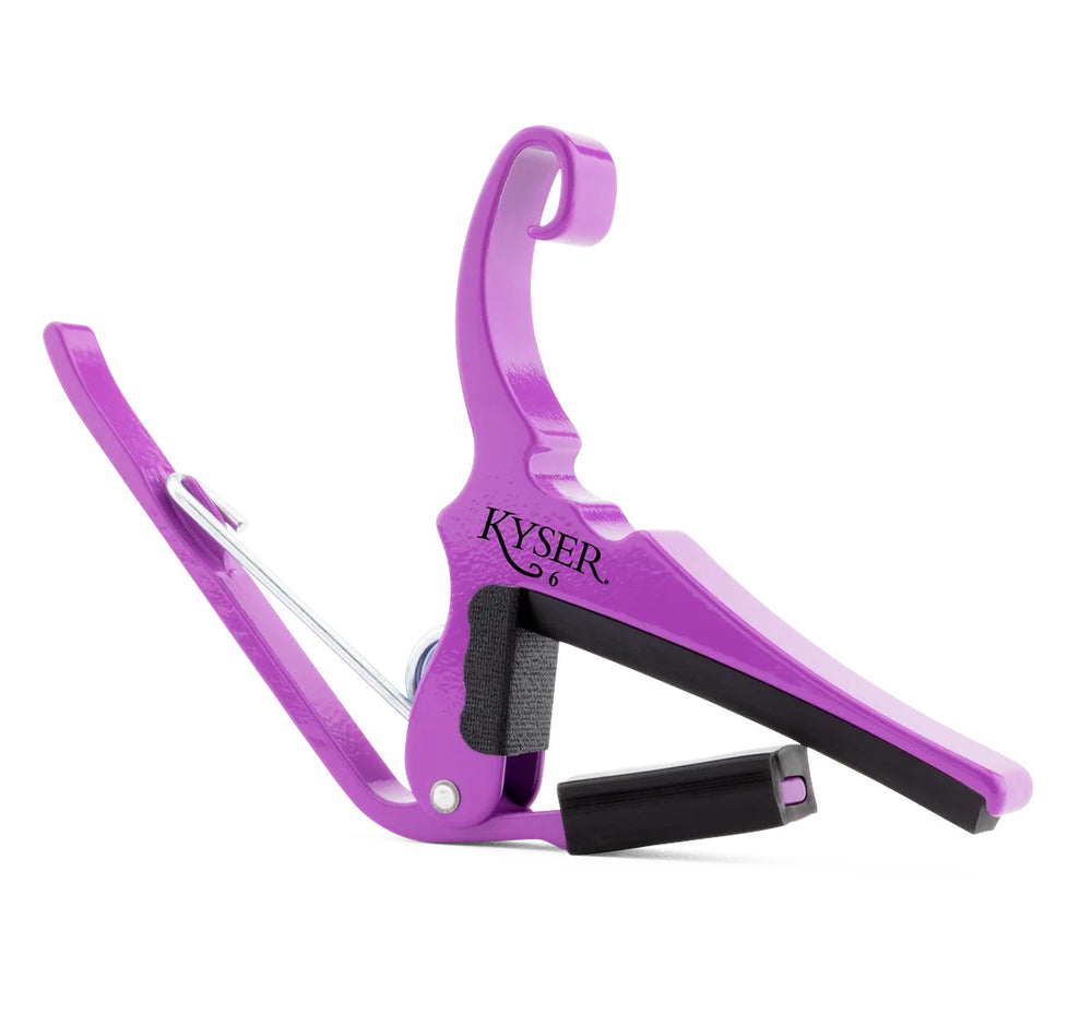 Kyser Quick-Change Capo, Purple Rain, for 6-String Acoustic Guitar, USA, KG6PRNA