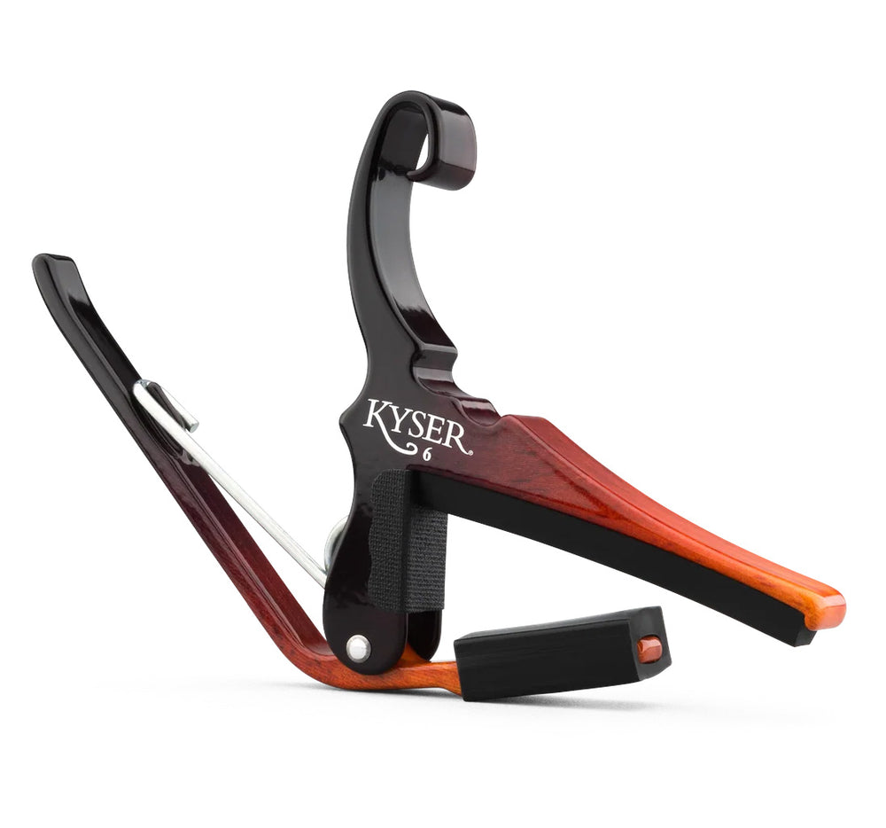 Kyser Quick-Change Capo, Sunburst, for 6-String Acoustic Guitar, USA, KG6SNBA