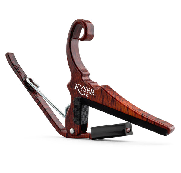 Kyser Quick-Change Capo, Rosewood, for 6-String Classical Guitar, USA, KGCRWA