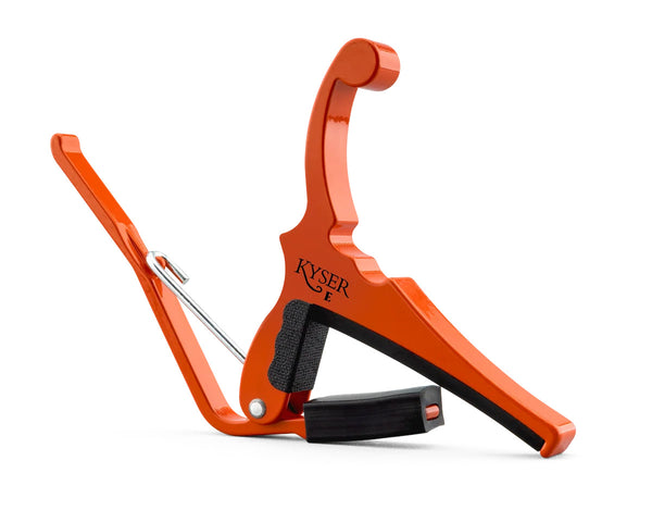 Kyser X Fender Capo, Fiesta Red, for 6-String Electric Guitar, KGEFFRA