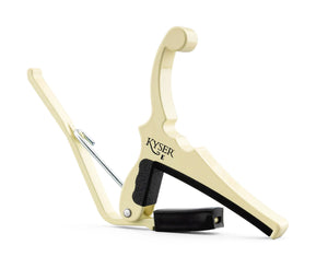 Kyser X Fender Capo, Olympic White, for 6-String Electric Guitar, KGEFOWA