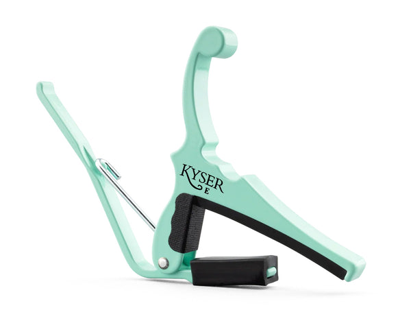 Kyser X Fender Capo, Surf Green, for 6-String Electric Guitar, KGEFSGA