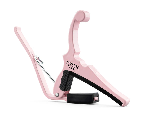 Kyser X Fender Capo, Shell Pink, for 6-String Electric Guitar, KGEFSPA